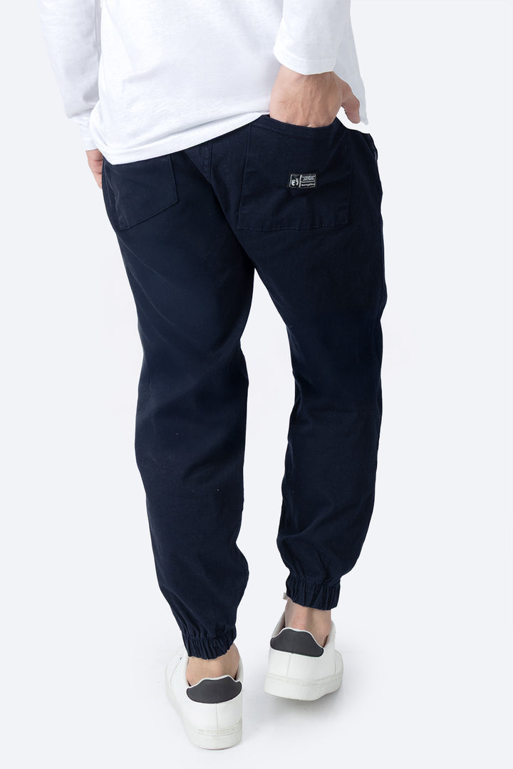 Jogger casual azul con jareta - Hang Ten