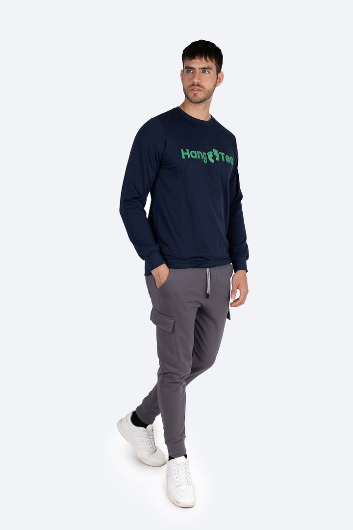 Sudadera cerrada estampada - Hang Ten 