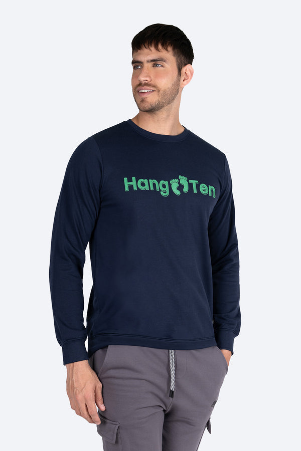 Sudadera cerrada estampada - Hang Ten 