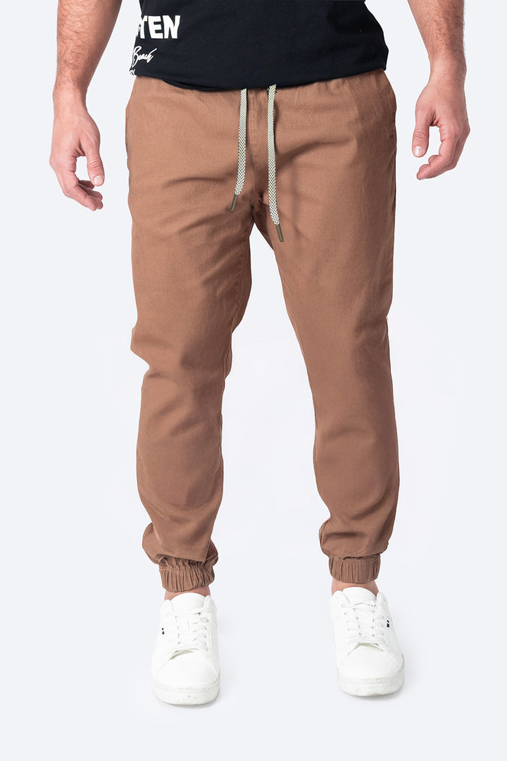 Jogger casual café con jareta - Hang Ten