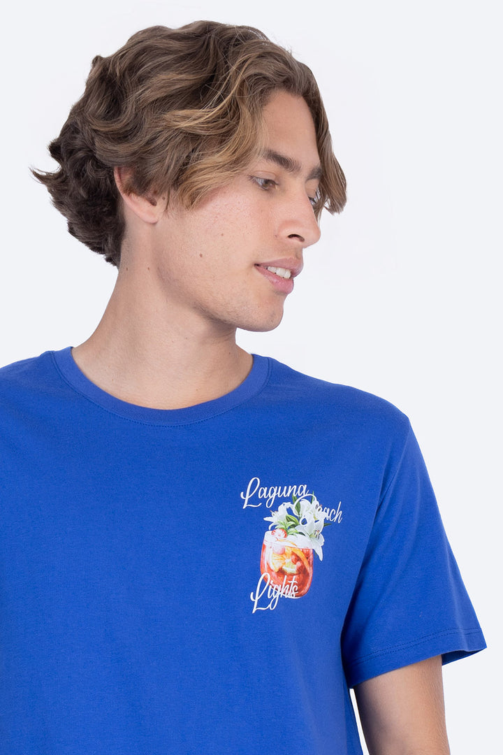 Playera manga corta azul Laguna Beach - Hang Ten 