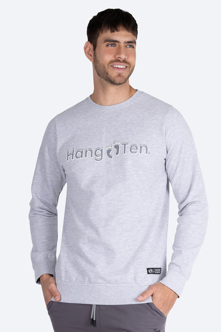 Sudadera cerrada estampado Hang Ten - Hang Ten