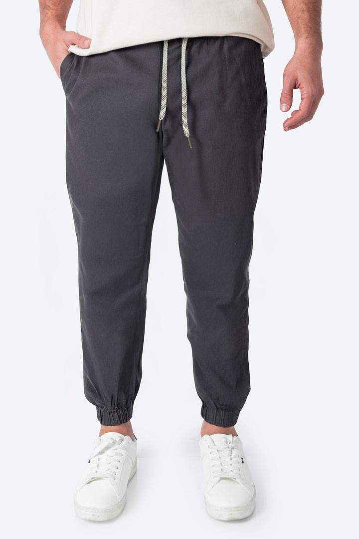 Jogger casual gris con jareta - Hang Ten