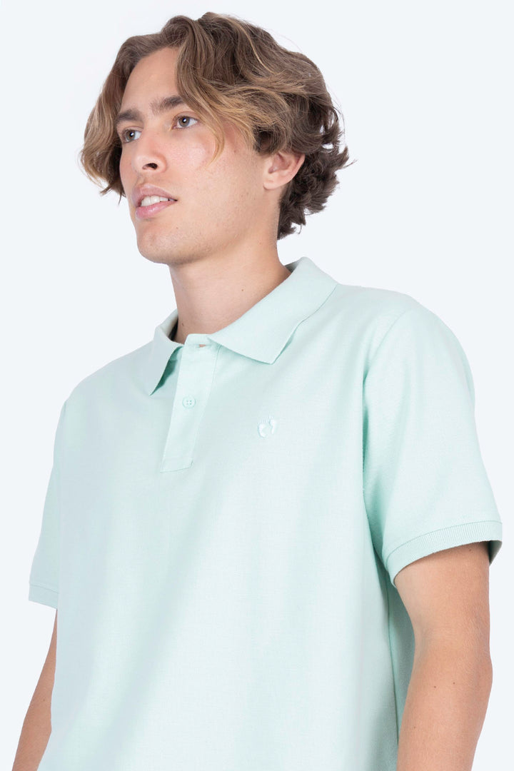 Polo piqué aqua - Hang Ten