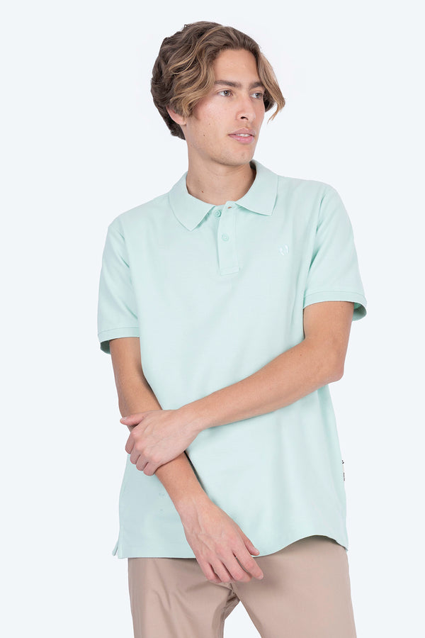 Polo piqué aqua - Hang Ten
