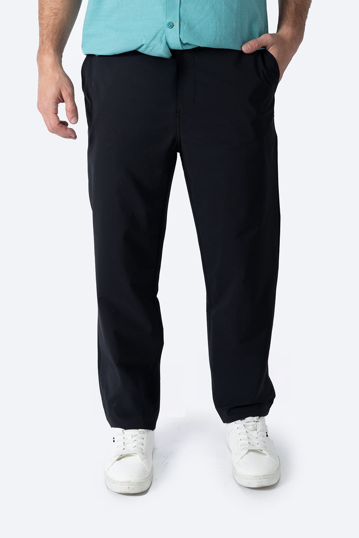 Pantalón casual negro - Hang Ten