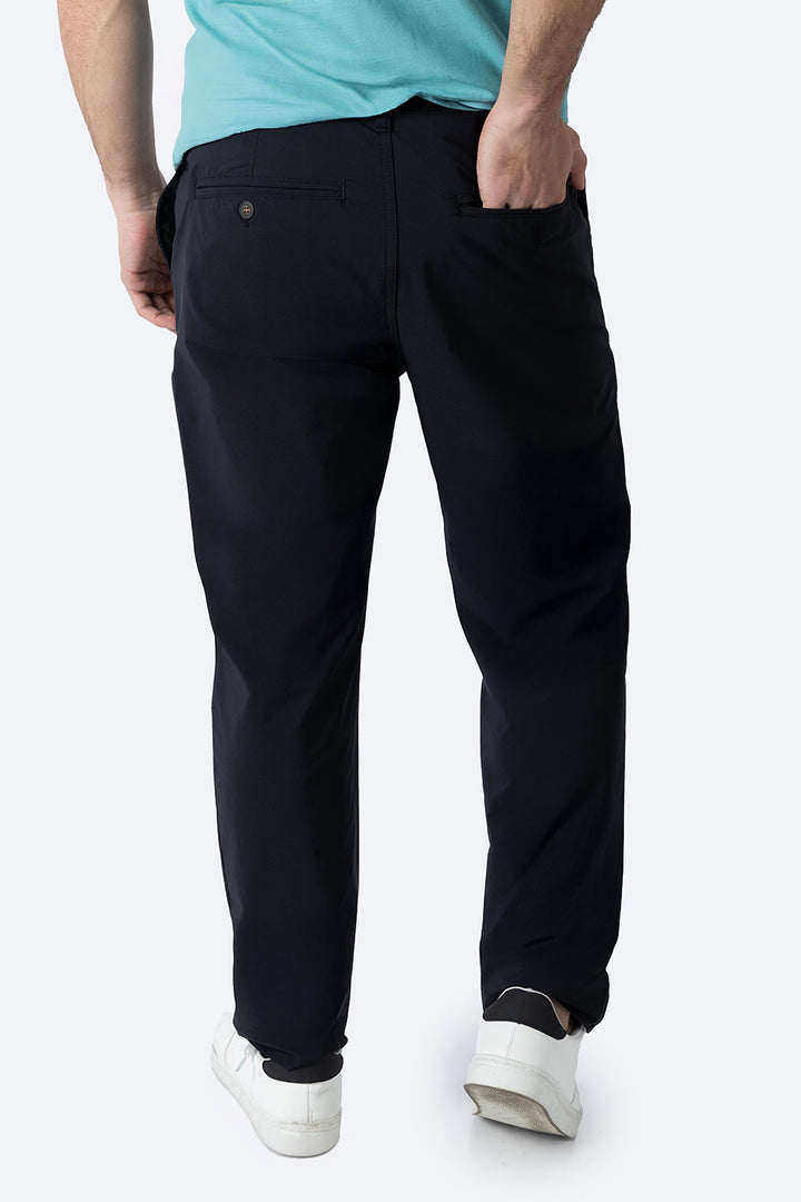 Pantalón casual negro - Hang Ten