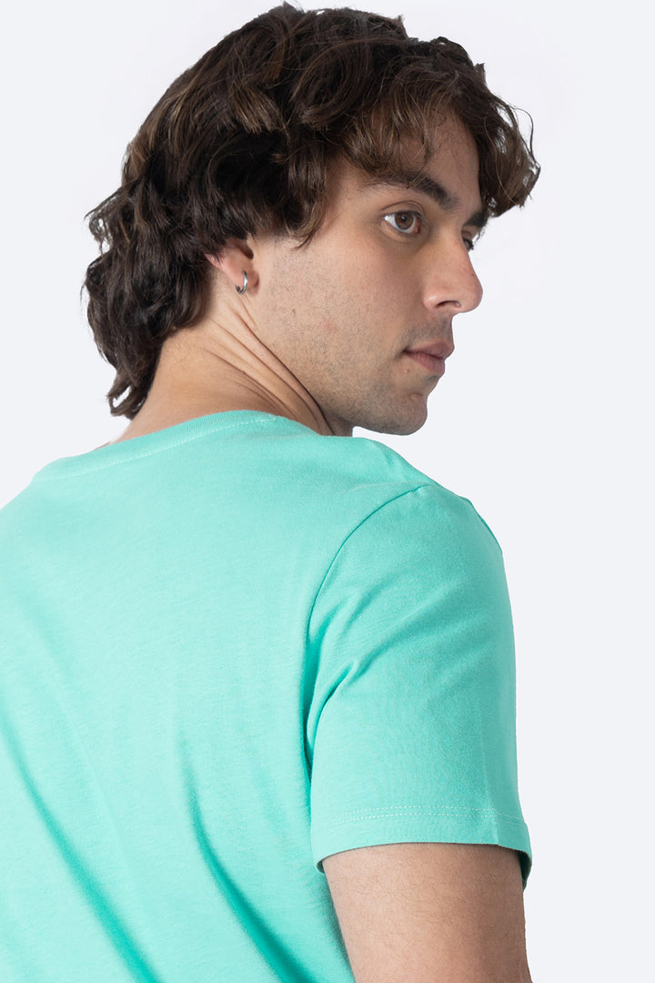 T-shirt turquesa "Surf & Supply" - Hang Ten 