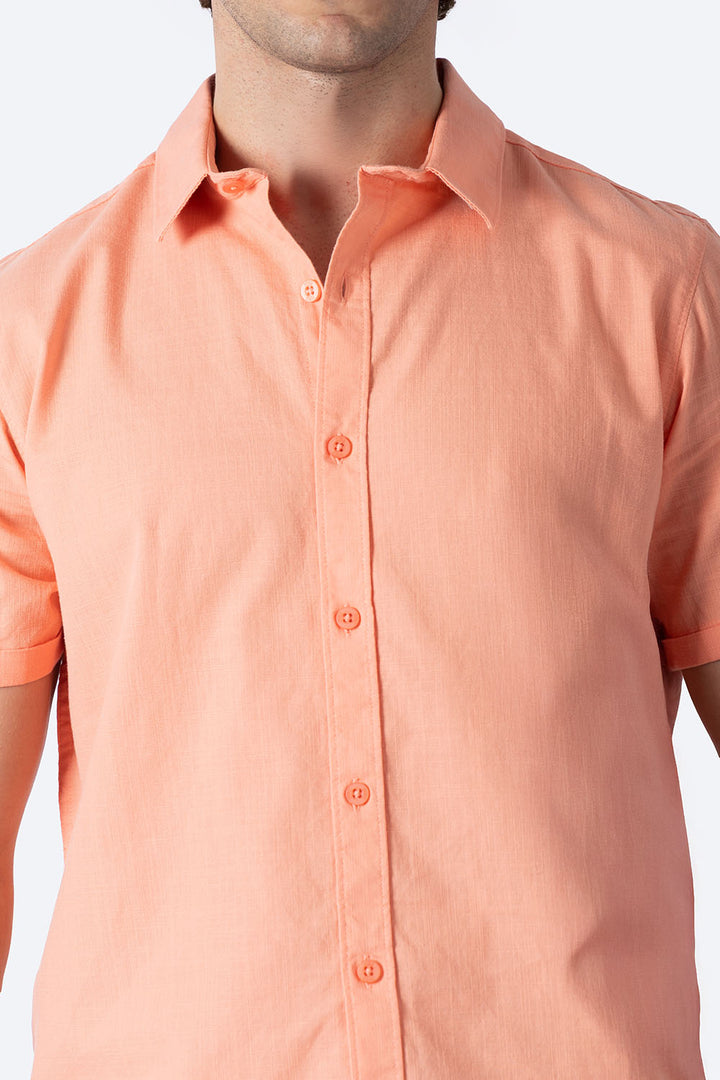 Camisa básica manga corta coral - Hang Ten