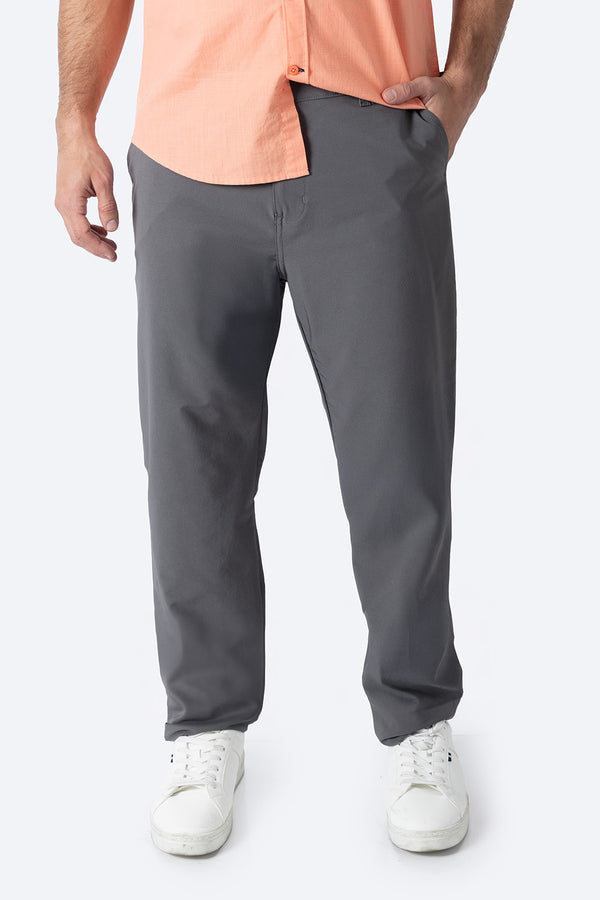 Pantalón casual gris - Hang Ten