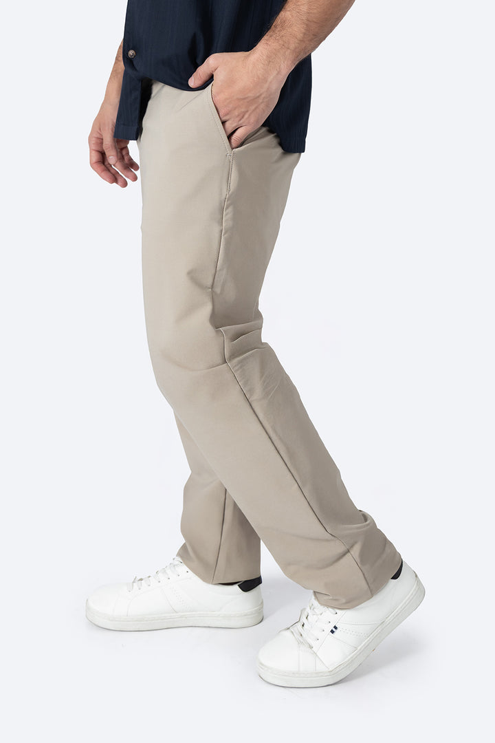 Pantalón casual café claro - Hang Ten