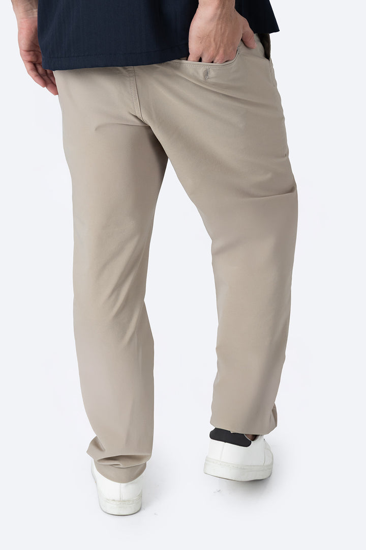 Pantalón casual café claro - Hang Ten