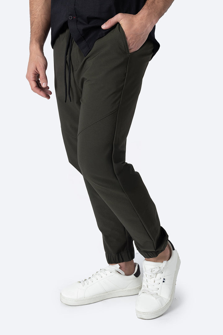 Jogger casual en tono verde - Hang Ten