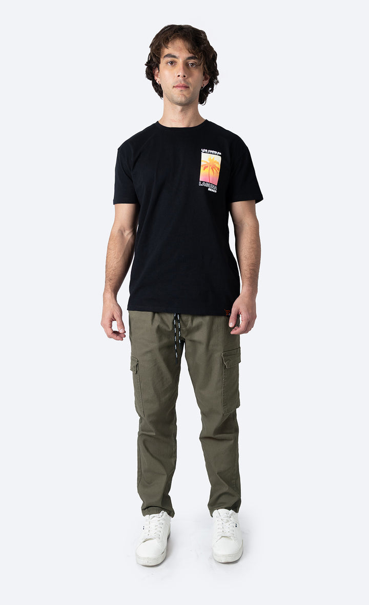 Jogger verde bolsas tipo cargo - Hang Ten