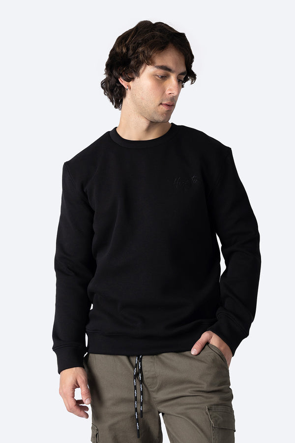 Sudadera cerrada negra - Hang Ten 