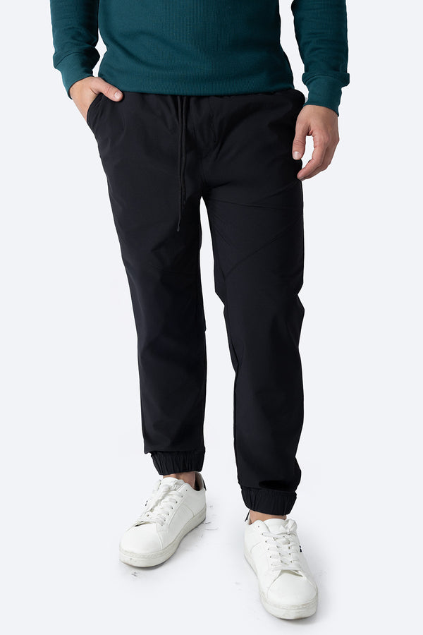 Jogger casual en tono negro - Hang Ten