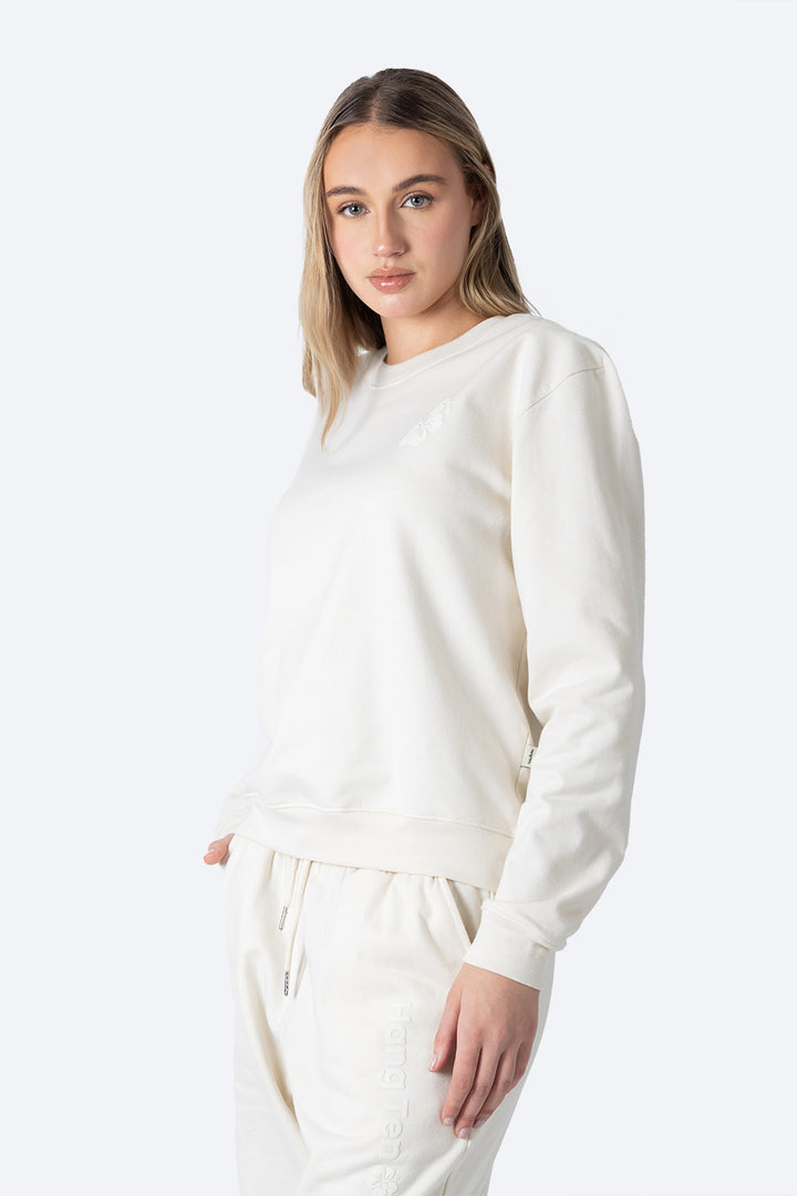 Sudadera cerrada beige claro -  Hang Ten