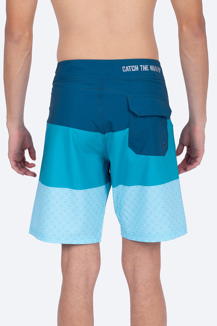 Surfo con franjas turquesa - Hang Ten