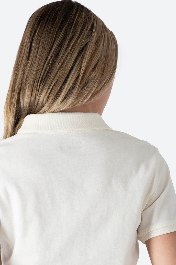 Polo chifón beige new - Hang Ten