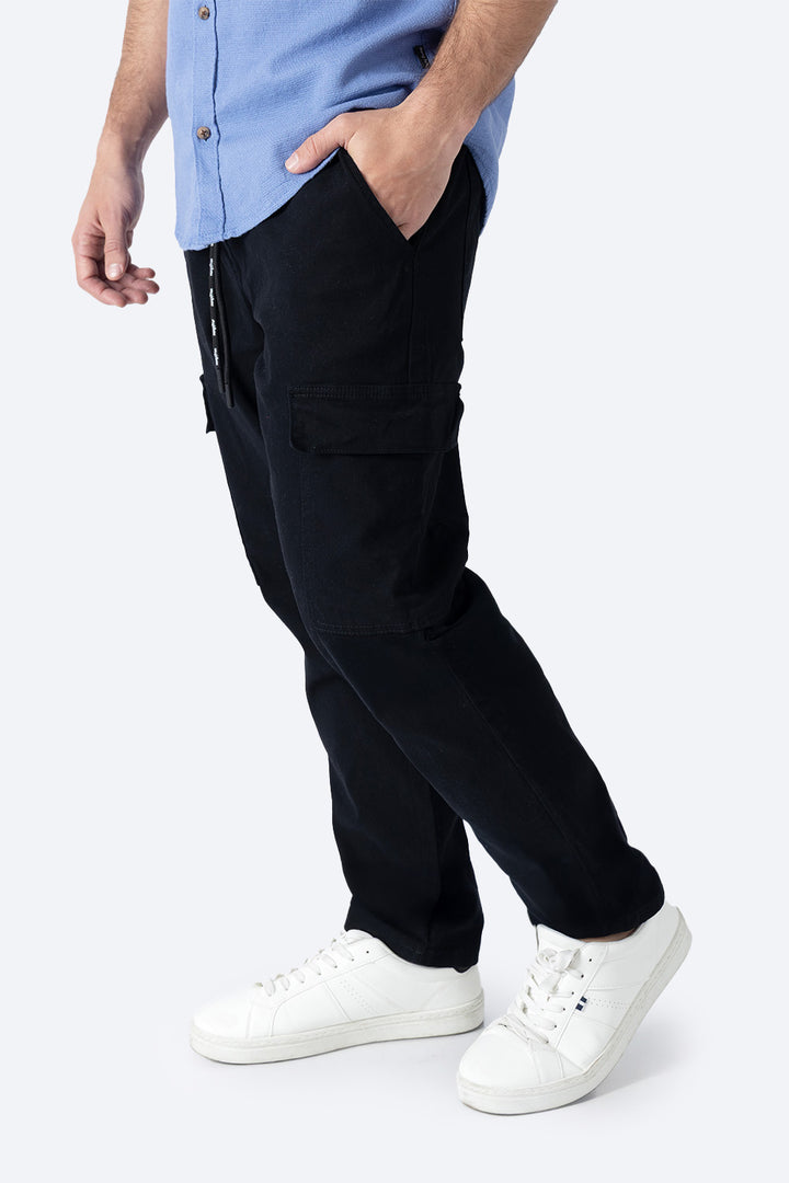 Jogger negro bolsas tipo cargo - Hang Ten