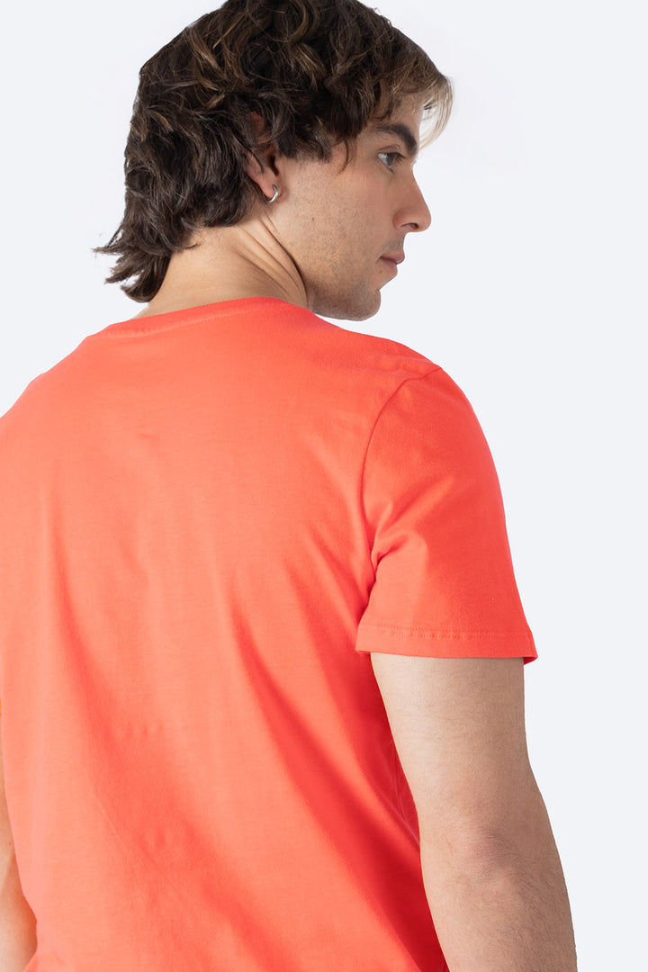 T-shirt naranja "Ride" - Hang Ten 