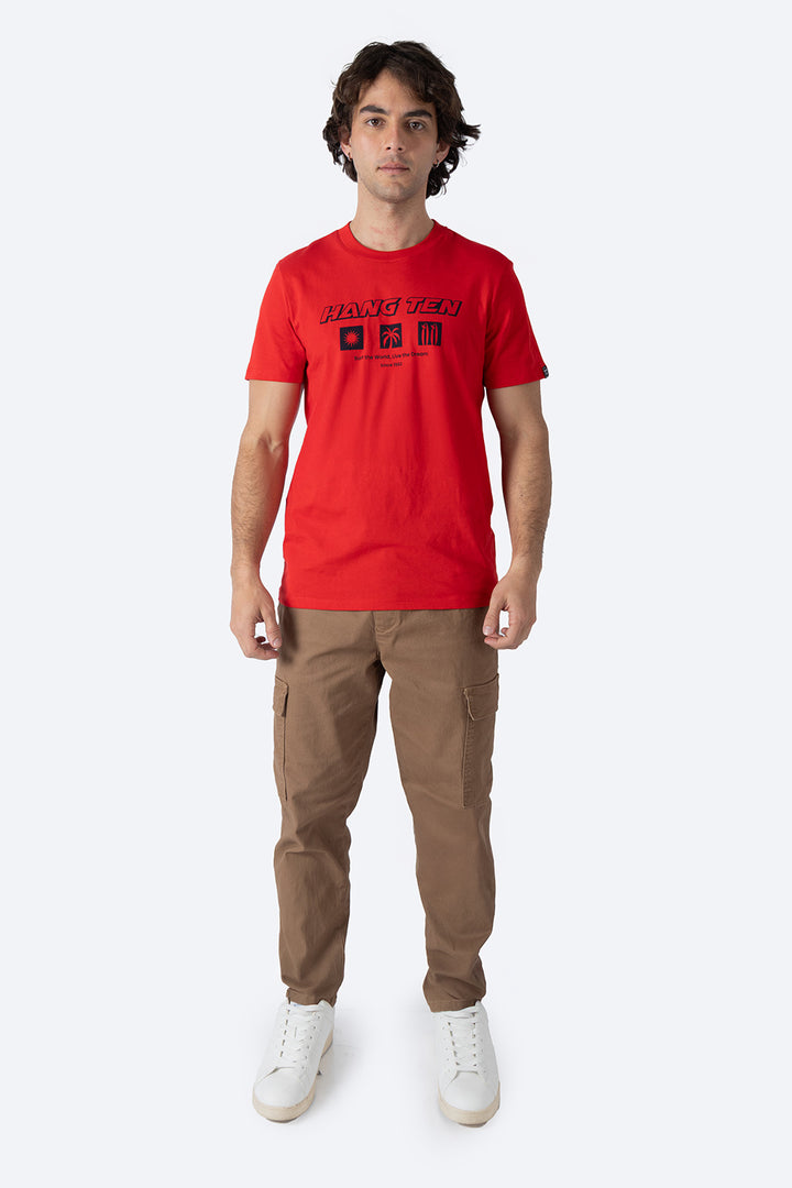 T-shirt roja "Since 1962" - Hang Ten 