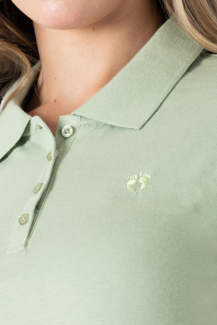 Polo chifón color verde new - Hang Ten