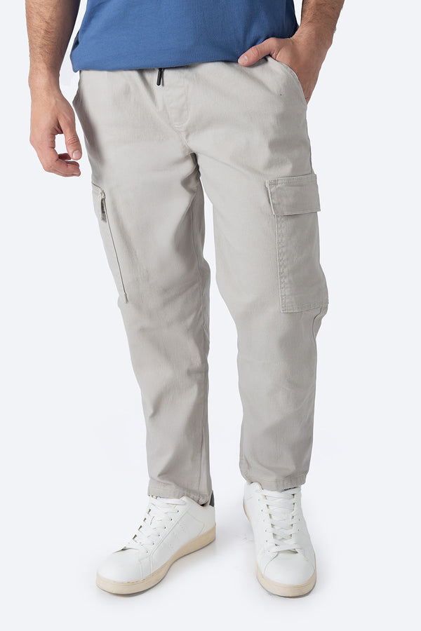 Jogger café claro bolsas tipo cargo - Hang Ten