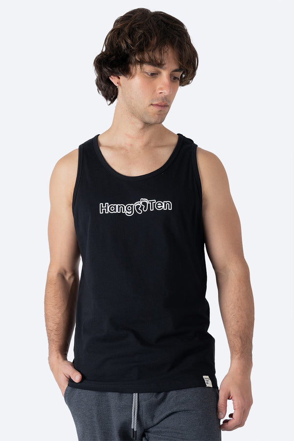 Tank top básica negra - Hang Ten