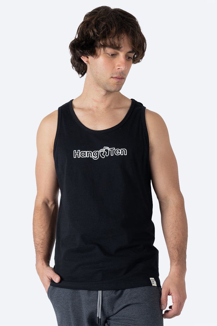 Tank top básica negra - Hang Ten