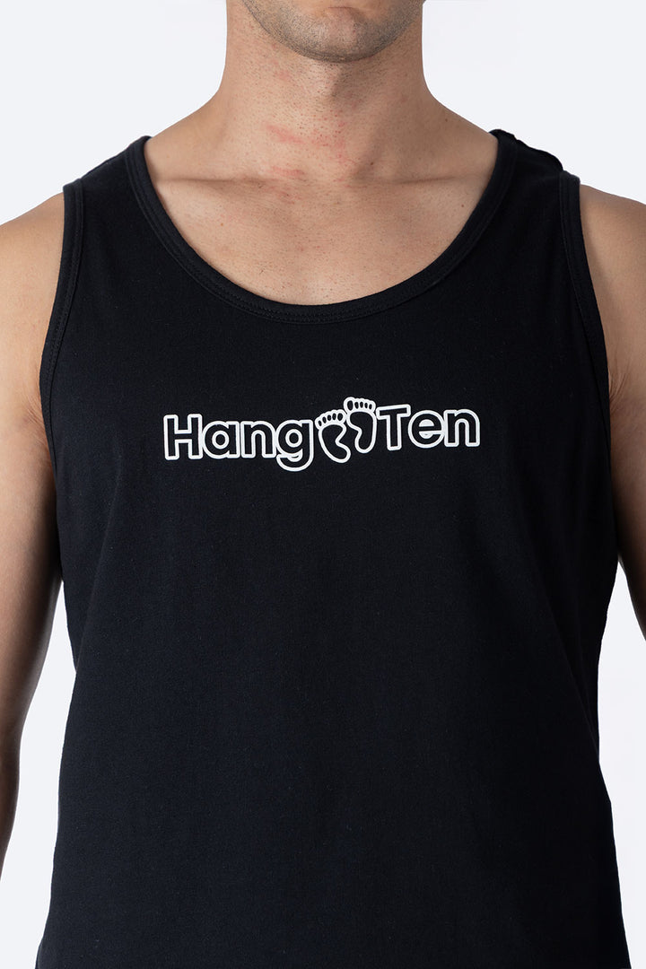 Tank top básica negra - Hang Ten