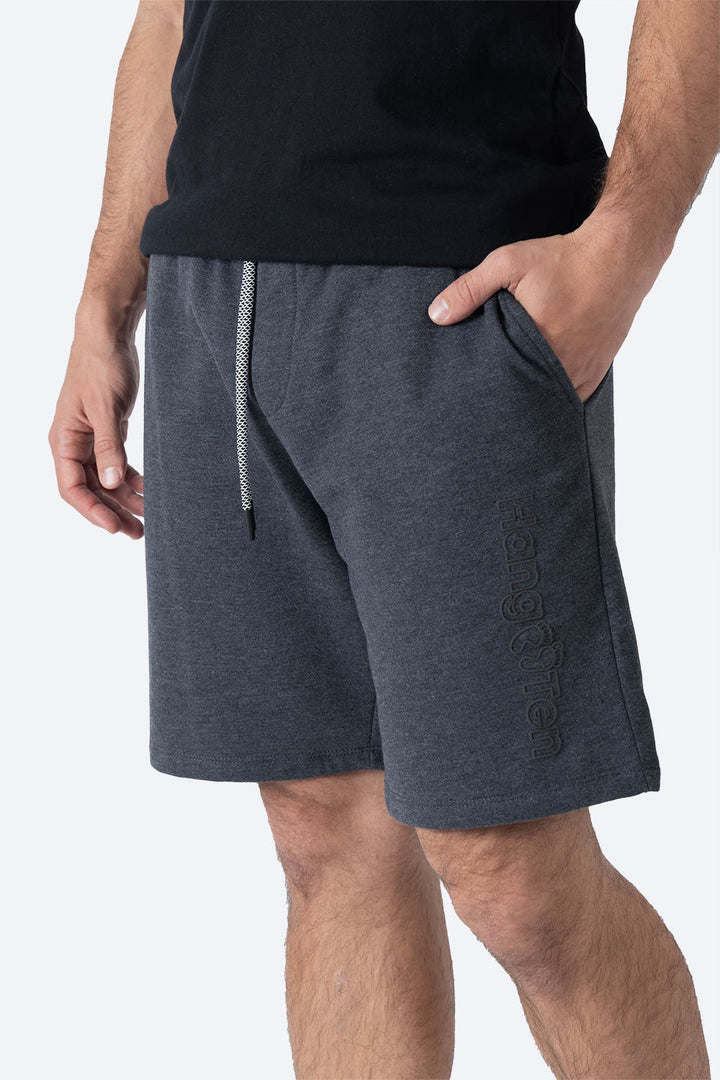 Short deportivo gris estampado Hang Ten - Hang Ten