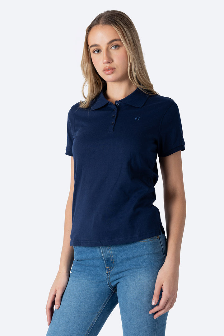 Polo chifón azul marino new - Hang Ten