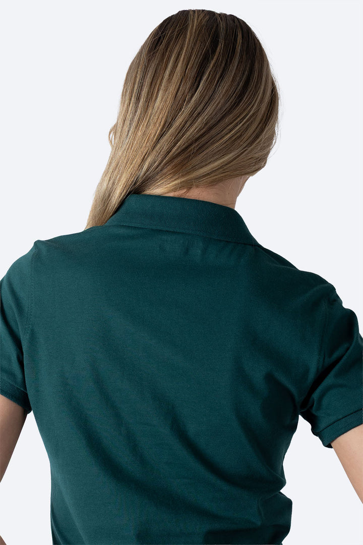 Polo chifón verde oscuro new - Hang Ten