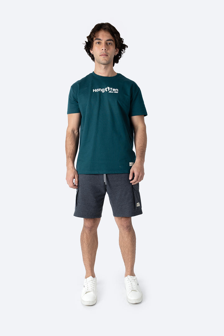 Short deportivo gris bolsas tipo cargo - Hang Ten