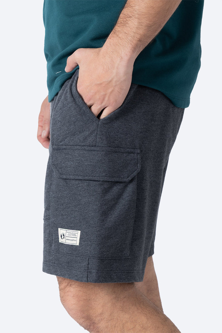 Short deportivo gris bolsas tipo cargo - Hang Ten