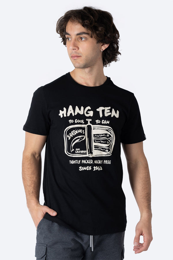 T-shirt negra "Since 1962" - Hang Ten 