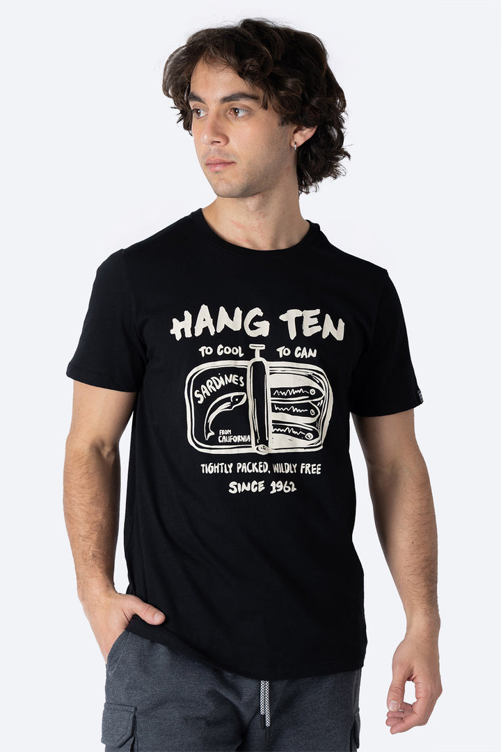 T-shirt negra "Since 1962" - Hang Ten 