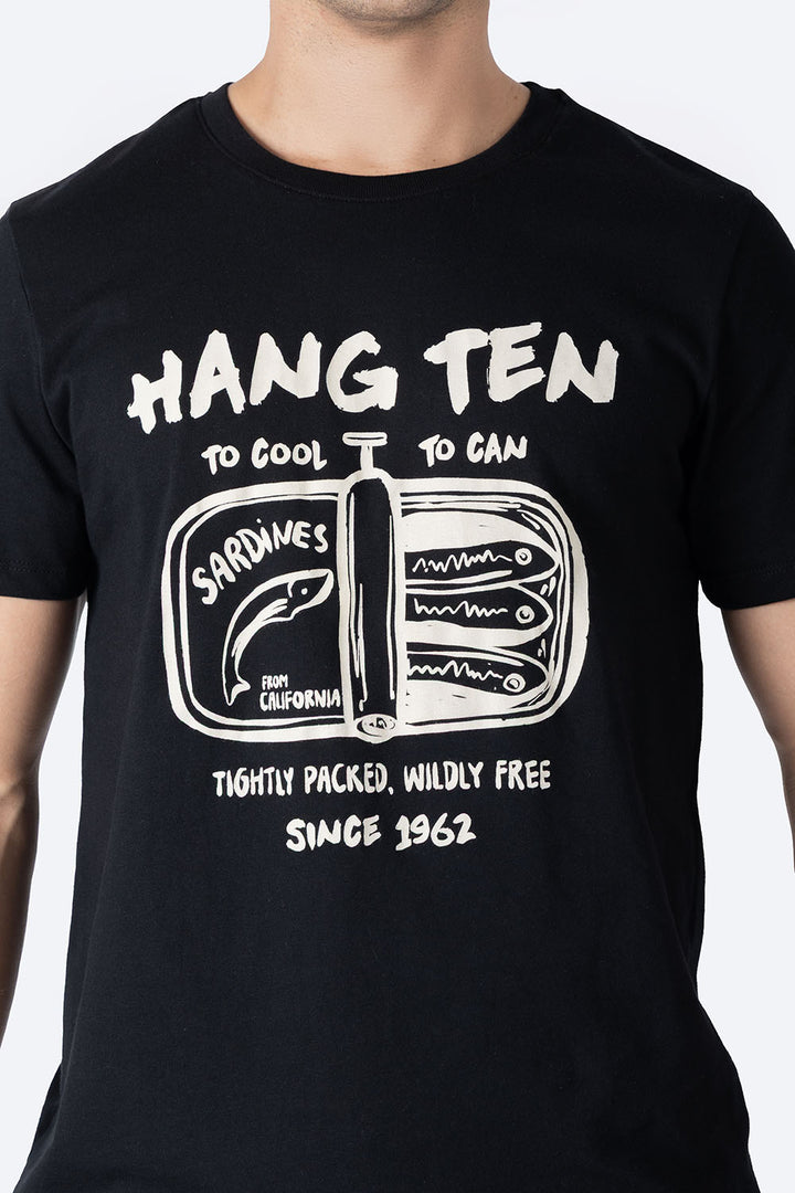 T-shirt negra "Since 1962" - Hang Ten 