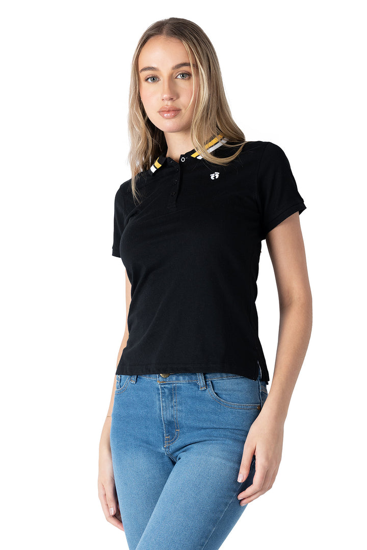 Polo chifón filos negra new - Hang Ten