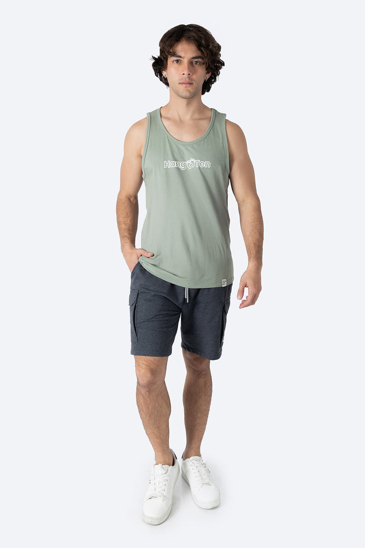 Tank top básica verde - Hang Ten