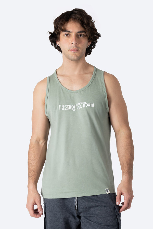 Tank top básica verde - Hang Ten