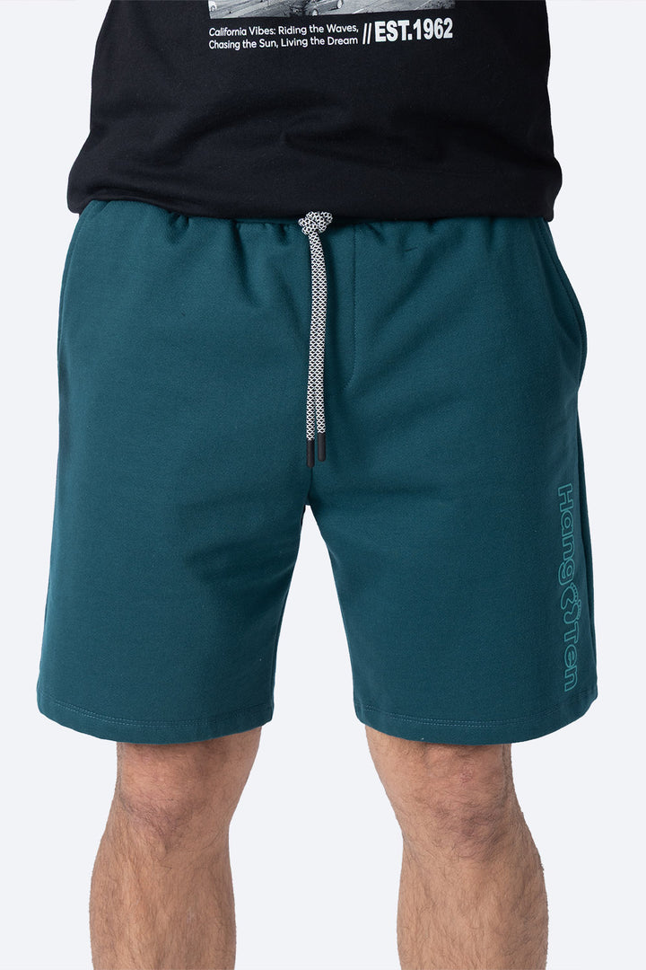 Short deportivo verde estampado Hang Ten - Hang Ten