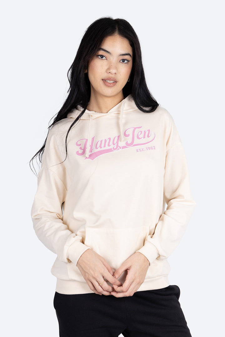 Sudadera cerrada con estampado rosa Hang Ten - Hang Ten