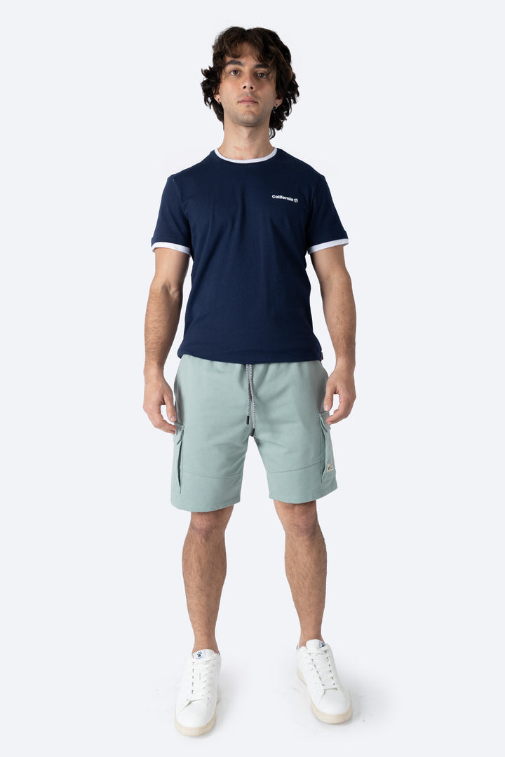 Short deportivo verde bolsas tipo cargo - Hang Ten