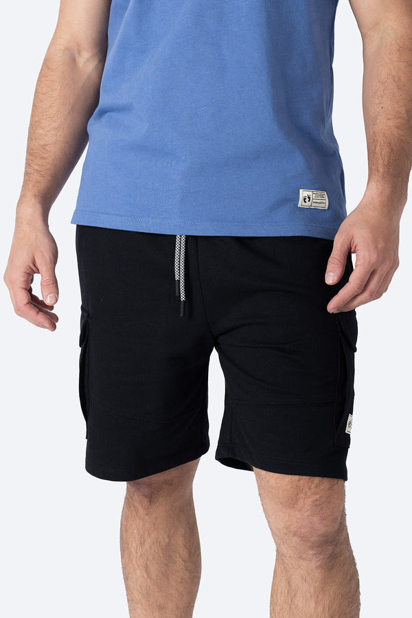 Short deportivo negro bolsas tipo cargo - Hang Ten