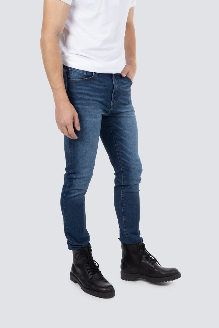 Jeans skinny azul medio - Hang Ten