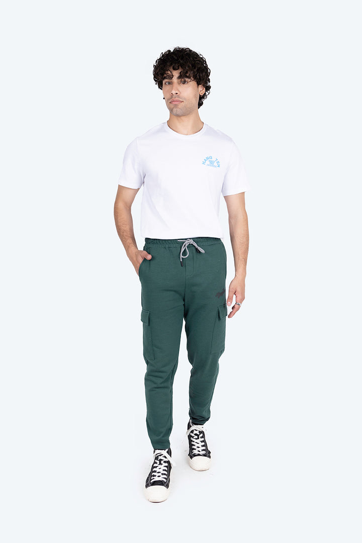 Pantalón deportivo con jareta y bolsillos - Hang Ten