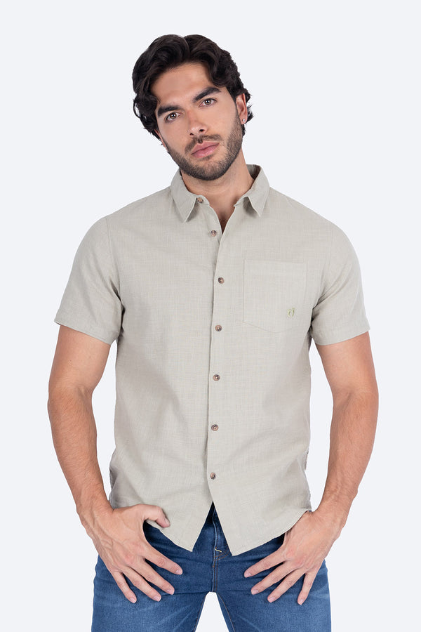 Camisa verde con bolsa - Hang Ten