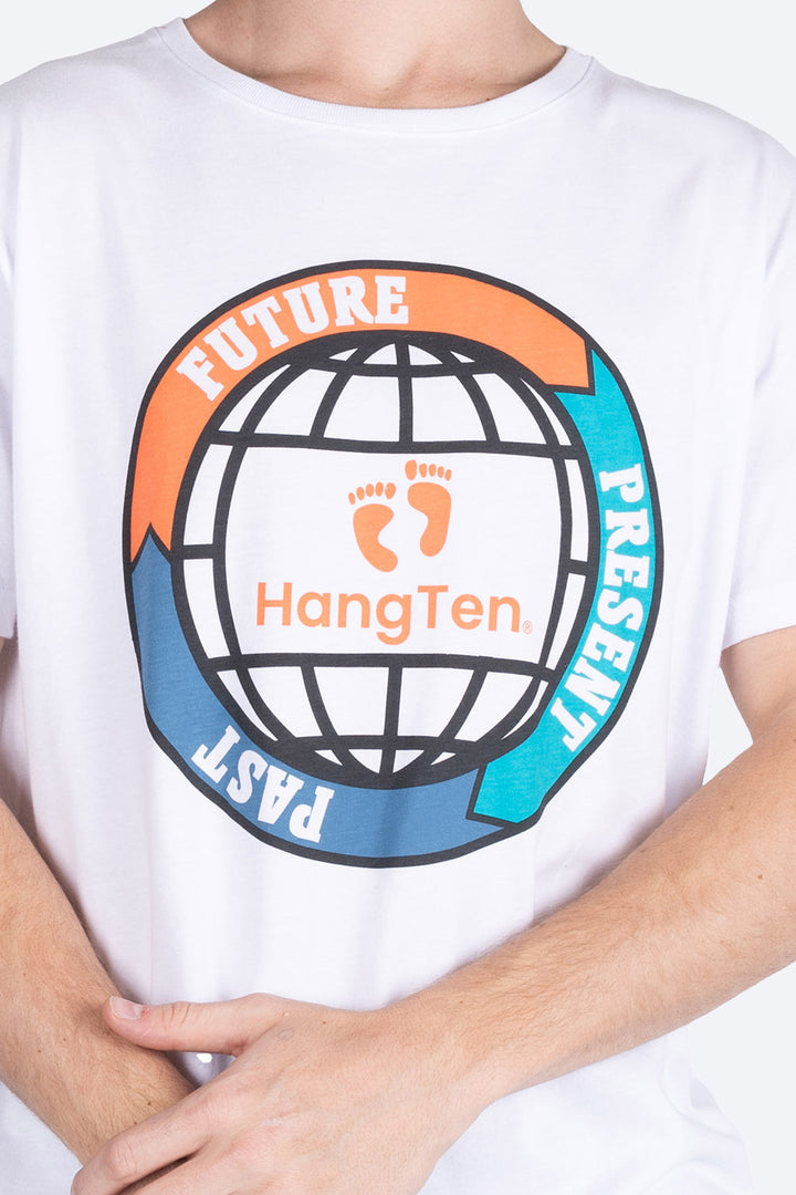 T-shirt estampada past present future - Hang Ten 